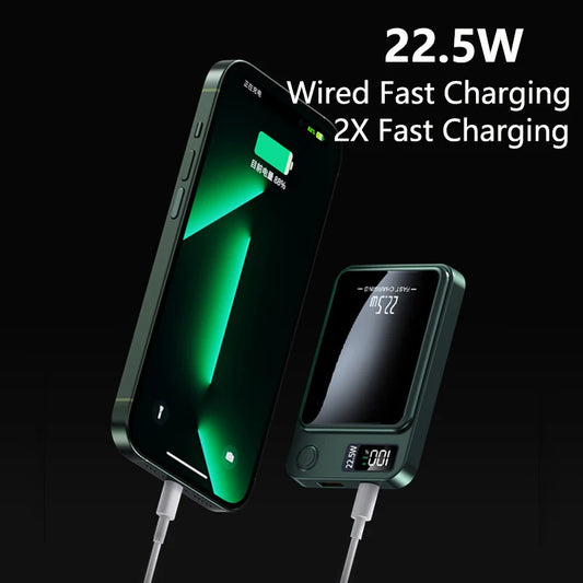 Magnetic 30000mAh Wireless Power Bank | 22.5W Fast Charging PD20W