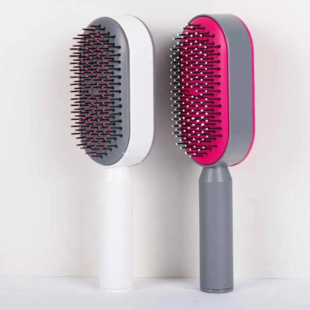 Portable Air Cushion Hair Comb – Anti-Static Massage & Self-Cleaning Brush