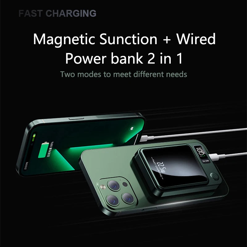 Magnetic 30000mAh Wireless Power Bank | 22.5W Fast Charging PD20W