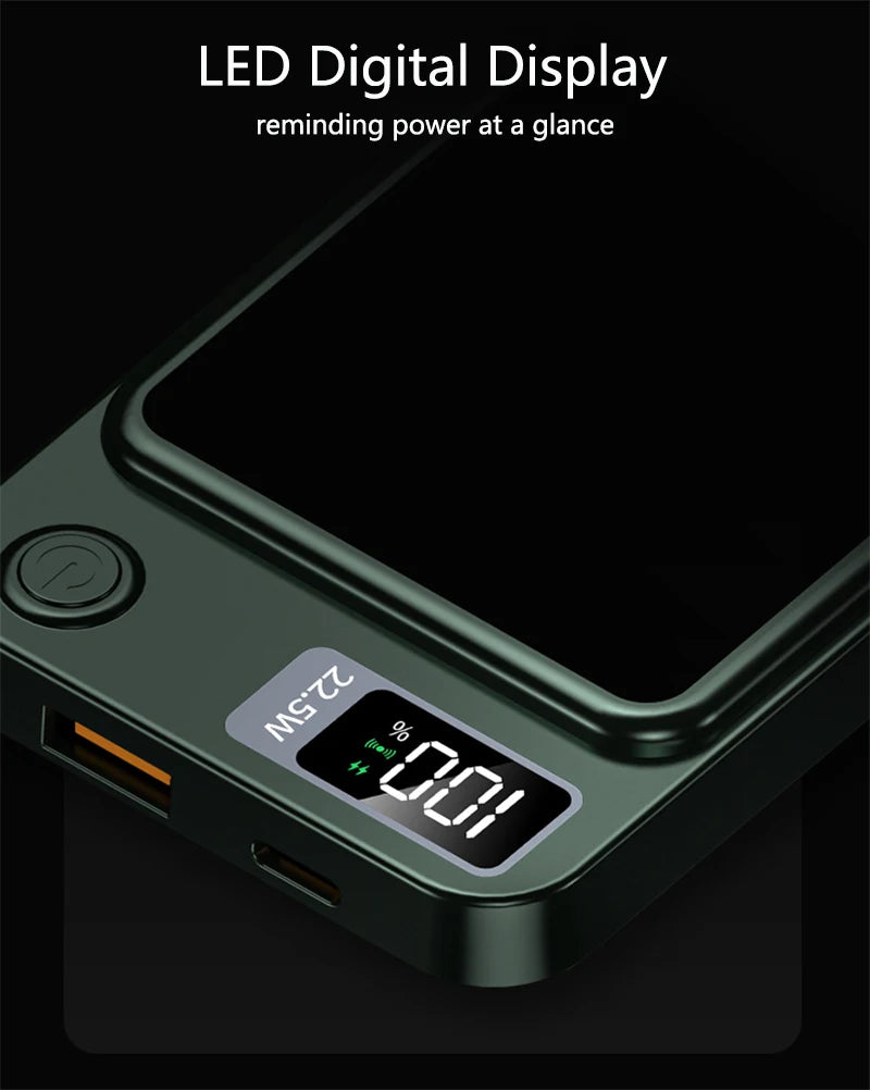 Magnetic 30000mAh Wireless Power Bank | 22.5W Fast Charging PD20W