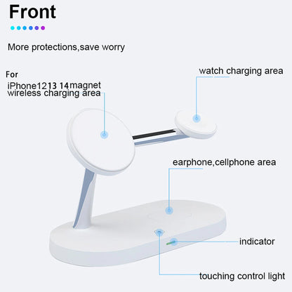 3-in-1 Wireless Charging Station – Fast Charger for iPhone, Apple Watch & AirPods