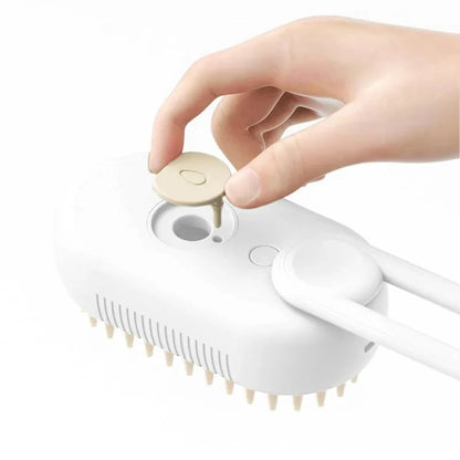 Steamy Pet Grooming Brush