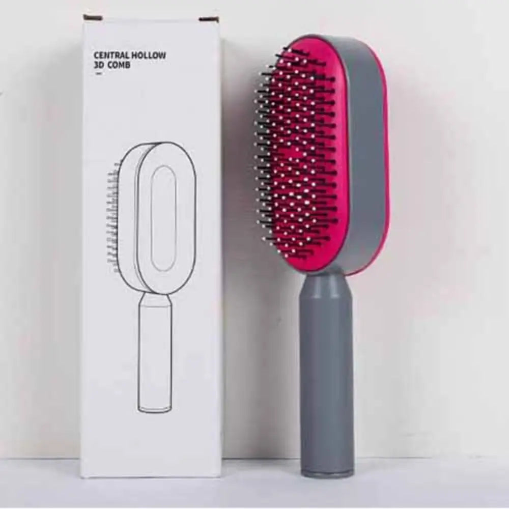 Portable Air Cushion Hair Comb – Anti-Static Massage & Self-Cleaning Brush