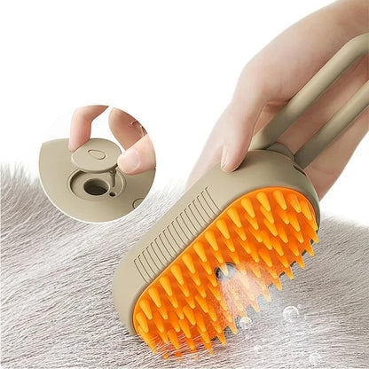 Steamy Pet Grooming Brush