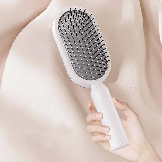 Portable Air Cushion Hair Comb – Anti-Static Massage & Self-Cleaning Brush