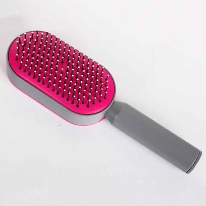 Portable Air Cushion Hair Comb – Anti-Static Massage & Self-Cleaning Brush