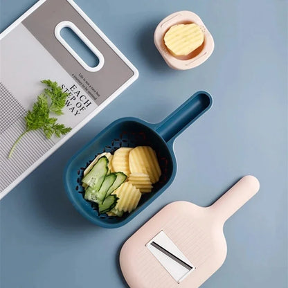 Multi-Functional Vegetable Cutter & Mandoline Slicer – Kitchen Tool with Grater & Peeler
