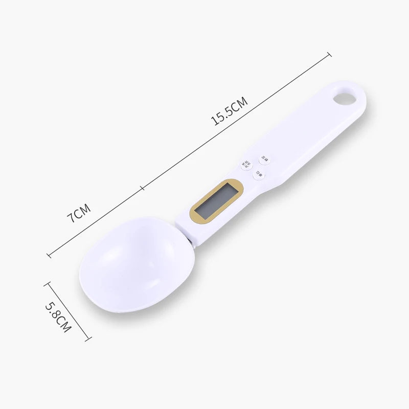 Digital Kitchen Spoon Scale – LCD 500g/0.1g Precision Measuring Tool