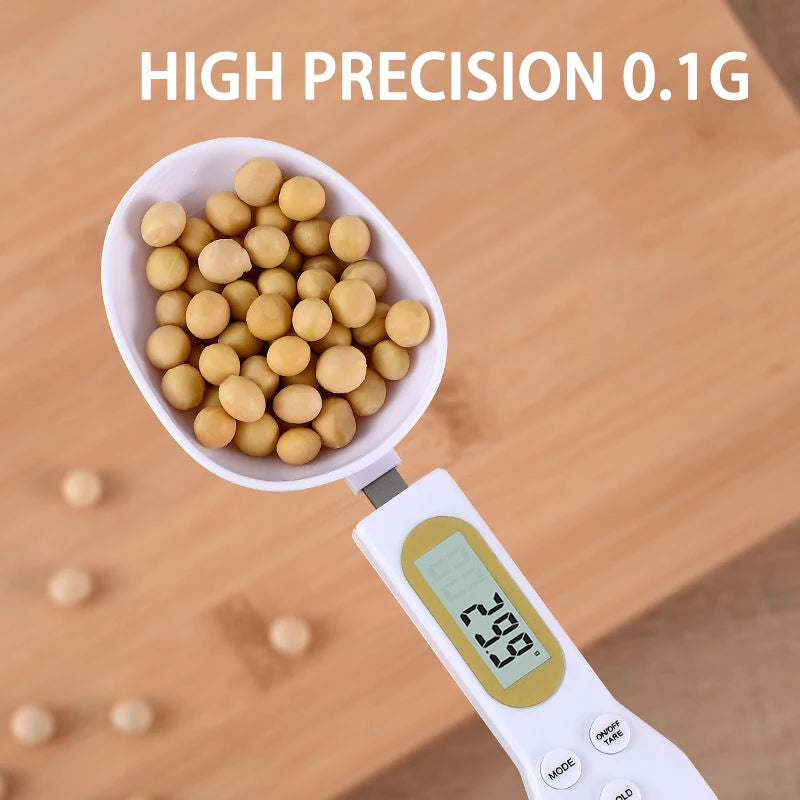 Digital Kitchen Spoon Scale – LCD 500g/0.1g Precision Measuring Tool