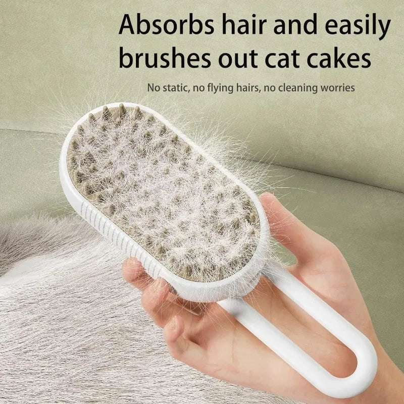 Steamy Pet Grooming Brush