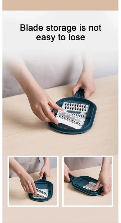 Multi-Functional Vegetable Cutter & Mandoline Slicer – Kitchen Tool with Grater & Peeler