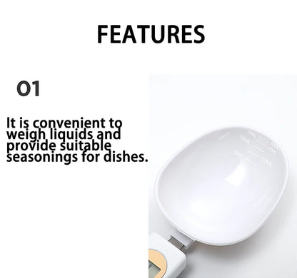 Digital Kitchen Spoon Scale – LCD 500g/0.1g Precision Measuring Tool