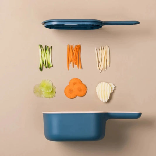 Multi-Functional Vegetable Cutter & Mandoline Slicer – Kitchen Tool with Grater & Peeler