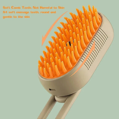 Steamy Pet Grooming Brush