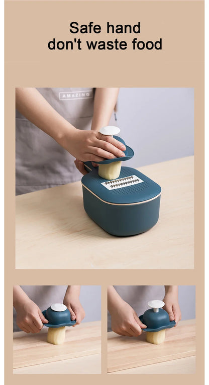 Multi-Functional Vegetable Cutter & Mandoline Slicer – Kitchen Tool with Grater & Peeler