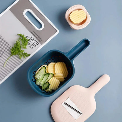 Multi-Functional Vegetable Cutter & Mandoline Slicer – Kitchen Tool with Grater & Peeler