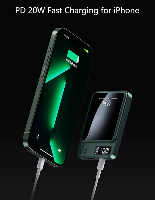 Magnetic 30000mAh Wireless Power Bank | 22.5W Fast Charging PD20W
