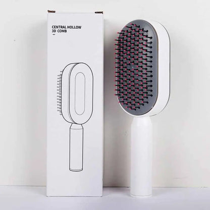 Portable Air Cushion Hair Comb – Anti-Static Massage & Self-Cleaning Brush