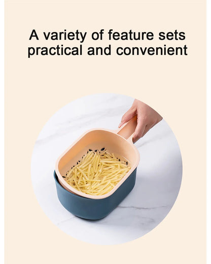 Multi-Functional Vegetable Cutter & Mandoline Slicer – Kitchen Tool with Grater & Peeler