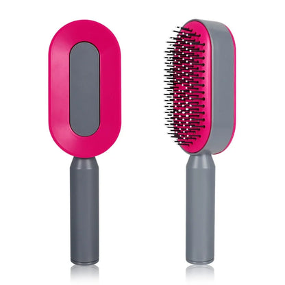 Portable Air Cushion Hair Comb – Anti-Static Massage & Self-Cleaning Brush