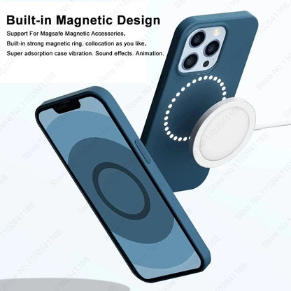 Official Magnetic Leather Case for iPhone 16/15/14/13 Series (Magsafe Compatible)