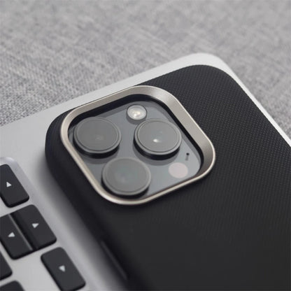 Luxury PU Leather Magnetic iPhone Case with Alloy Lens Frame – MagSafe Compatible